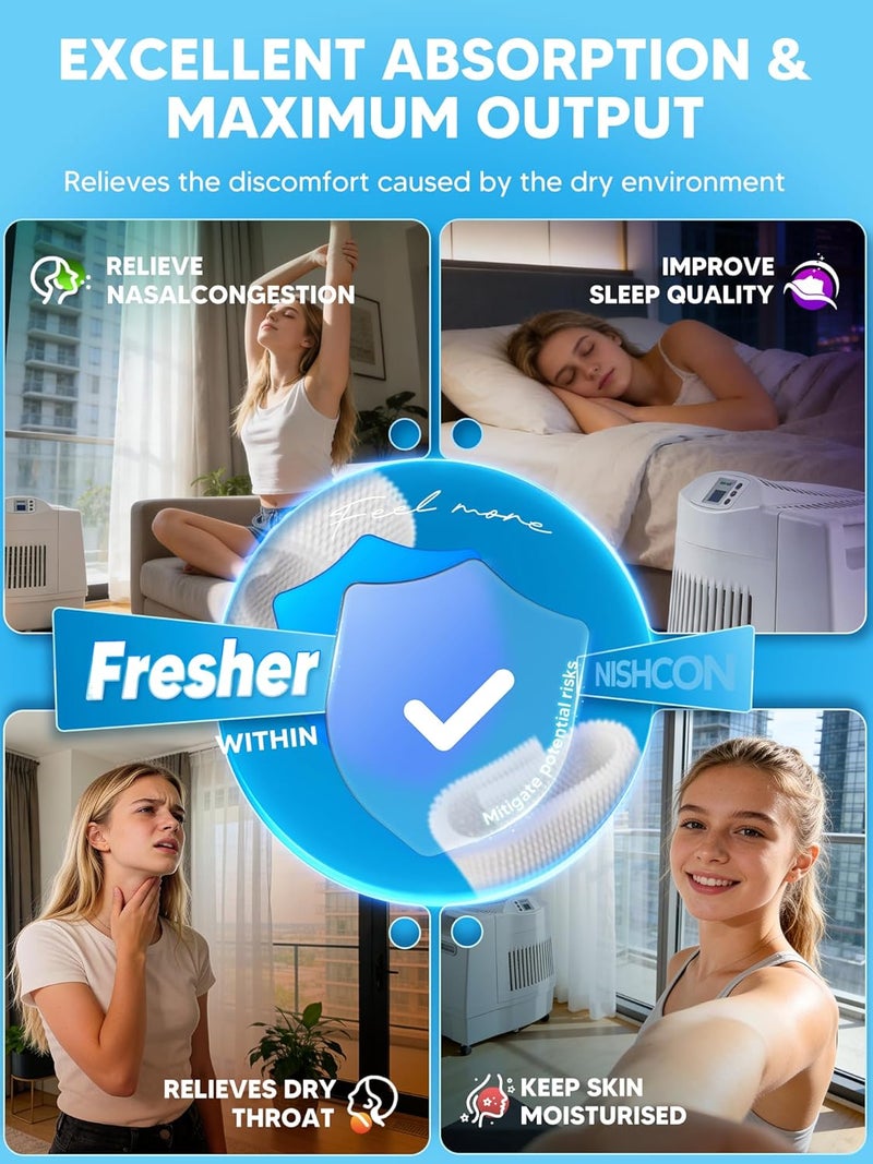 NISHCON MAF2 Humidifier Filter Replacement for Aircare Esscik Air MiostAIR MA0800 MA08000 MA0600 MA0601 and Replacement for Kenmore 15408, 4 Pack - Image 3